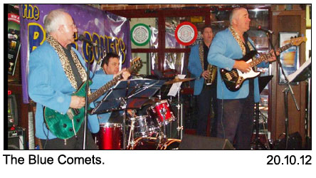 The Blue Comets at Legends 20.10.2012.